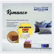 Fibre Star 100% Full Coconut Fibre Mattress 3'x4" Thickness / Queen/King Size 7" Thickness