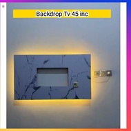 TV backdrop center hole TV backdrop 45 inch 120 x 70cm