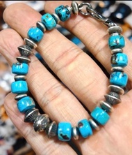 已售出-美國藍色綠松石手鏈