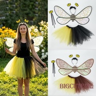 Halloween Cosplay Bee Wings & Accessories Set for Women