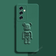 Cute Bear Stand Case Samsung Galaxy A54 A34 A24 A14 A73 A53 A23 5G A13 4G Casing Lens Protect Bearbr