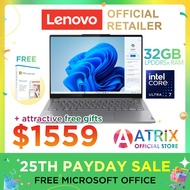 【Pre-Order】Lenovo Yoga Slim 7 14IMH9 | 83CV002QSB | 14" FHD+ (1920x1200) OLED 400nits | Intel Core Ultra 7 155H | Intel Arc Graphics | 32GB RAM | 1TB SSD | Win11 Home | 2Y Premium Care