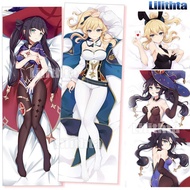 Pillowcase Genshin Impact Mona Jean Mobile Game Anime Character Pillow Cover Cartoon Custom Made Bod