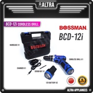 Bossman BCD12i - Cordless Impact Drill / Cordless Hammer Drill / Impact Screwdriver - Japan Technolo