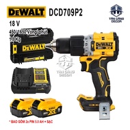 DeWalt 20V DCD709M2 Cordless Impact Drill Combo (Body, Plastic Container, 1 Charger, 2 5.0 Ah Batter