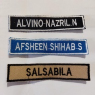NOVA B 590 Computer Custom Embroidered Name Bet 1.8x8.5cm Neat Stitching for Retail Uniforms