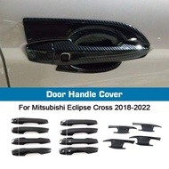 2018-2022 Mitsubishi Eclipse Cross Carbon Fiber Door Handle Bowl Cover Car Accessories Styling Exter