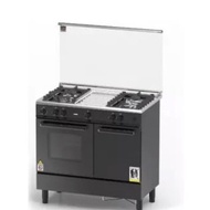 eMarketz ZANUSSI ZCG940K-BLK 90CM FREESTANDING 4 GAS BURNER & GAS OVEN