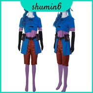 Cosplay Arcane Jinx Costume for Women - Polyester Fabric, Street Style Inspired