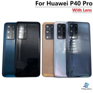New Battery Cover Back Glass Rear Door Replacement Housing Case With Camera Lens P40Pro With Adhesive Sticker For Huawei P40 Pro