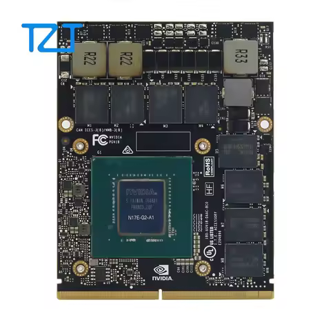 TZT Original GTX1070M GTX 1070 Video Card Graphics Card N17E-G2-A1 8GB GDDR5 MXM for Dell HP MSI Cle