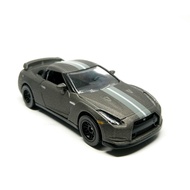 Majorette Nissan GT-R R35-with Stripes-Dark Grey Color /Wheels D6CSB /scale 1/61 (3 inches) no Packa