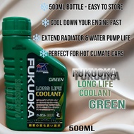 Fukuoka Long Life Coolant (Green) 500ml - Proton, Perodua, Honda, Toyota, Hyundai, Mitsubishi, Mazda