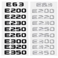 Car Trunk Letters Logo Emblem Badge Decals Sticker For Mercedes Benz E Class E200 E220 E230 E250 E26