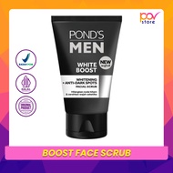 Ponds Men White Boost Face Scrub 100gr Ponds Men Bright Boost Facial Wash 100gr POV Store