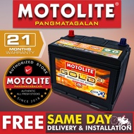 Motolite GOLD Maintenance-Free Car Battery - 21 Months Warranty  - All Authentic & Fresh Stocks