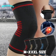 🇲🇾Stripes AntiSlip Elastic Compression Sleeve Knee Guard Knee Brace Knee Support Knee Pad Outdoor Pelindung Lutut 护膝盖套