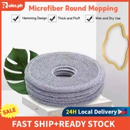 Rules Spin Mop Refill Round Mop Cloth Wet and Dry Use Replacement Microfiber Mop Cloth