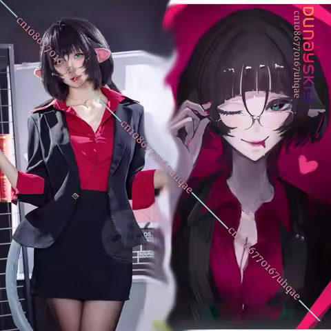 Zenless Zone Zero Jane Doe Undercover Cosplay Costume Jane Doe zzz Black Undercover R&B Uniform Wome