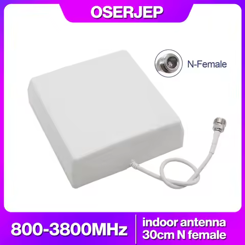 800-3800Mhz GSM 2G 3G 4G 5G Antenna 8dbi 900 1800 2100 Indoor Panel Antenna With N-female Mobile Sig