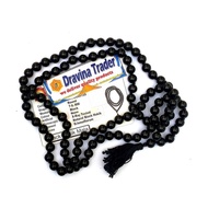 Karungali Kattai- Malai 100% Orignal Hand made Ebony Mala,Natural Black Ebony Wood Mala 108 Beads 8M