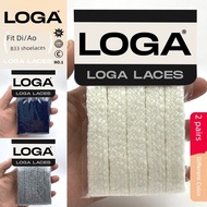 LOGA Original Authentic Suitable for Dior B33 Sneakers Wool Shoelaces Wide Shoelaces Dark Blue Men W