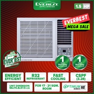 EVEREST 1.5HP Inverter Window Type Aircon Full Dc with Remote Control  EverBest