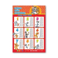 (Combo of 2 tables) Multiplication table for multiplication and division