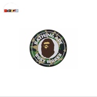 Bathing Ape Busy Works logo rounded sticker bape sticker
