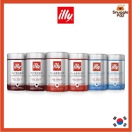 [illy] Ground Coffee 125g / 250g – 6 Options
