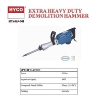 HYCO HY6565-DH HEAVY DUTY DEMOLITION HAMMER