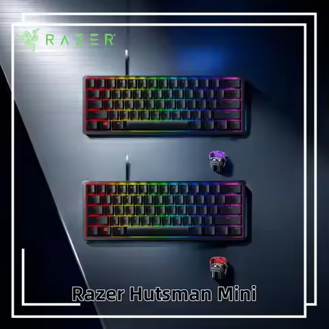 Razer Huntsman Mini 60% Optical Gaming Keyboard Linear Optical Switches PBT Double-Shot Keycaps RGB 
