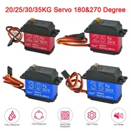 20kg 25kg 30kg 35kg Servo 180 Degree 270 Degree Waterproof Large Torque Digital Servo For Rc Car Tru