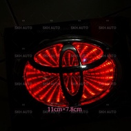Toyota logo led / toyota emblem  led  ( red colour )