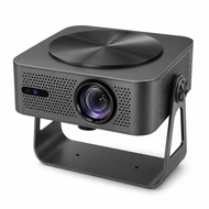 A50 Android TV Projector 600ANSI Native 1080P 4K WiFi6 Auto Keystone 360° Rotatable Home Theater Bea
