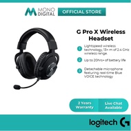 LOGITECH G PRO X WIRELESS LIGHTSPEED GAMING HEADSET WITH 50MM PRO-G DRIVERS / OBJECT BASED SURROUND 