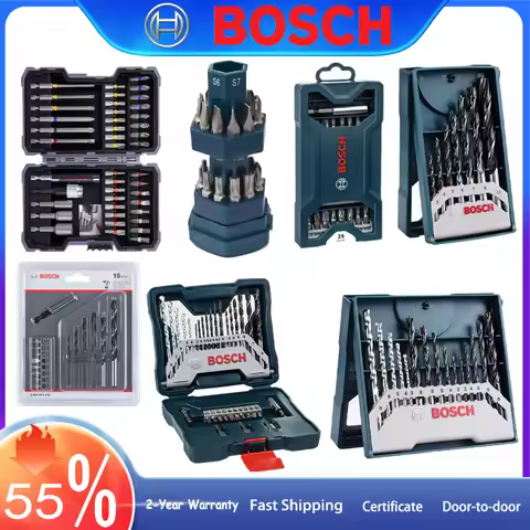 Bosch Mix Drill Bit Sets 7/15/25/33/43pcs High-speed Steel Drilling Bit For Impact Drill PH/PZ/S/L/H