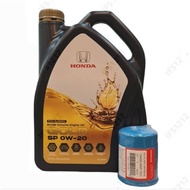 ORI NEW HONDA FULLY SP 0W20 4L JAZZ CITY HRV BRV CIVIC CRV FREED INSIGHT STREAM ACCORD ENGINE OIL SY