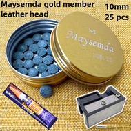 LP Billiard cue leather head 9MM10mm13mm Snooker billiard cue Small head Big head head gun head mout