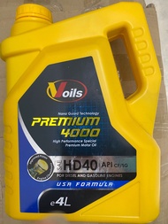 Engine oil VOILS PREMIUM 4000 HD40