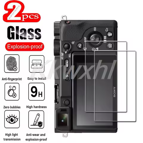 2PCS Tempered Glass For Sony ILME-FX2B FX3A FX3 ZV-1 A6700 A6400 A6300 A6000 ZV1 II ZV1II Camera Scr