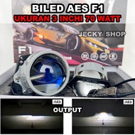 Original Biled Projector AES F1 70 W AES 3 inch Bluelens Bluefirm Dual Chip Led Bi-led AES F1 70 Wat