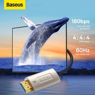 Baseus HDMI 4K Adapter Cable 18Gbps 4K/60Hz HDMI Digital Cable for Xiaomi Box PS5 TV Box Splitter Switch