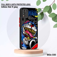 Sukses Case Infinix Hot 11 play Terbaru [ Kreatif 15 ] - Aero case Full Body with protected lens - S