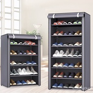 Multi-Layer Simple Shoe Cabinet Cloth Shoe Cabinet Dustproof Storage Shoe Rack Household Multi-Functional Shoe Cabinet D