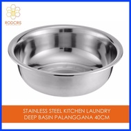 ♚ ◿ ☸ Stainless Steel Home Kitchen Sink Bathroom Laundry Deep Basin Planggana MINI Palanggana 40CM