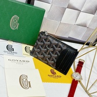 GOYARD Card Holder Wallet 拉鍊卡包 零錢包 男女同款 黑色