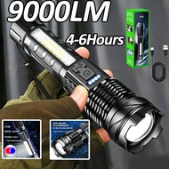 A76 High Power LED lampu suluh Rechargeable Flashlight 7 Modes 18650 Battery Portable Torch light Zo