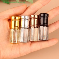 FBSG 3ml Roll On Glass Bottle   Container Gold  Empty Refillable Mini Roller  Bottle HOT