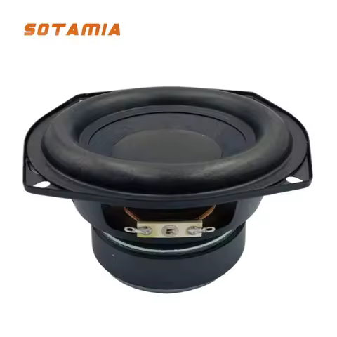 SOTAMIA 1Pcs 5.25 Inch Subwoofer Audio Speaker 4 Ohm 50W High Power Home Music Sub Woofer Loudspeake